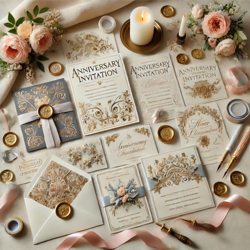 Choosing the Perfect Invitations for Your Anniversary Celebration